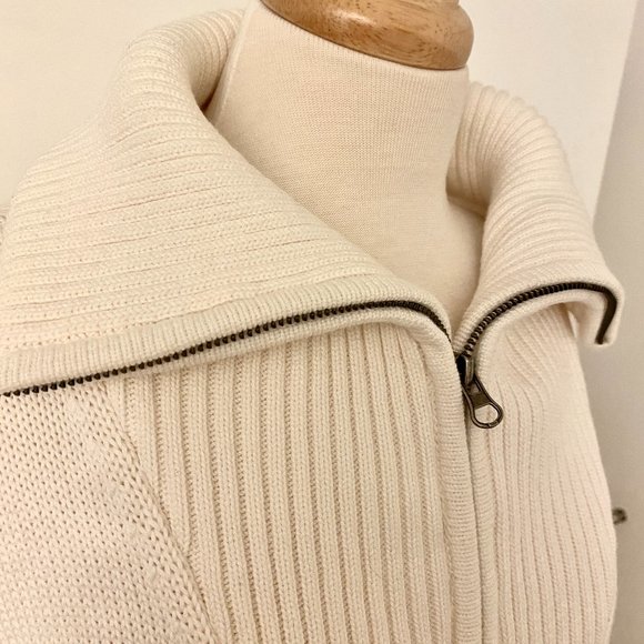 Zara Oversized Stripe Knit Sweater knitwear - Picture 7 of 16